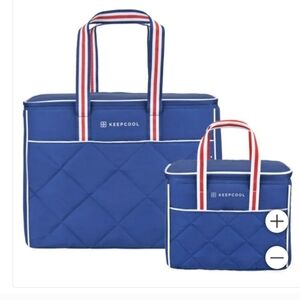 KeepCool Quilted Gemma Cooler Bags, Large and Lunch, New